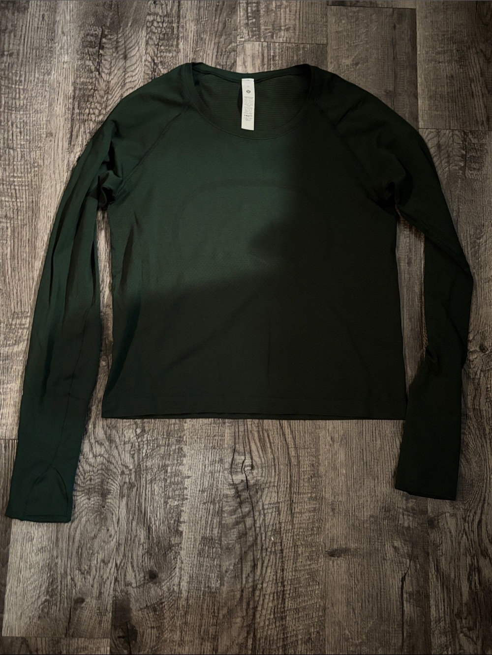Lululemon Swiftly Tech Long Sleeve - Waist Length - Rainforest Green - Size 10